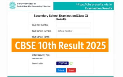 CBSE 10th Result 2025