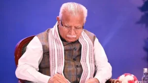 Haryana-Punjab Water Dispute Manohar Lal Takes Charge as Tensions Rise Over Chandigarh Water Supply