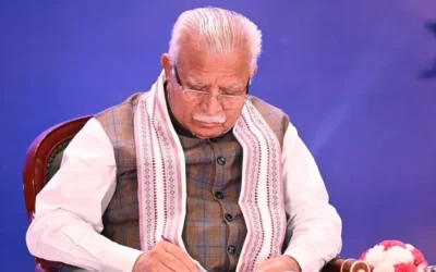 Haryana-Punjab Water Dispute Manohar Lal Takes Charge as Tensions Rise Over Chandigarh Water Supply
